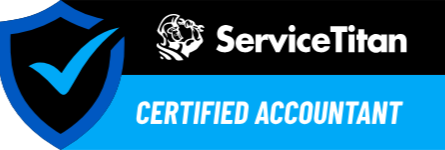ServiceTitan Certified Accountant badge